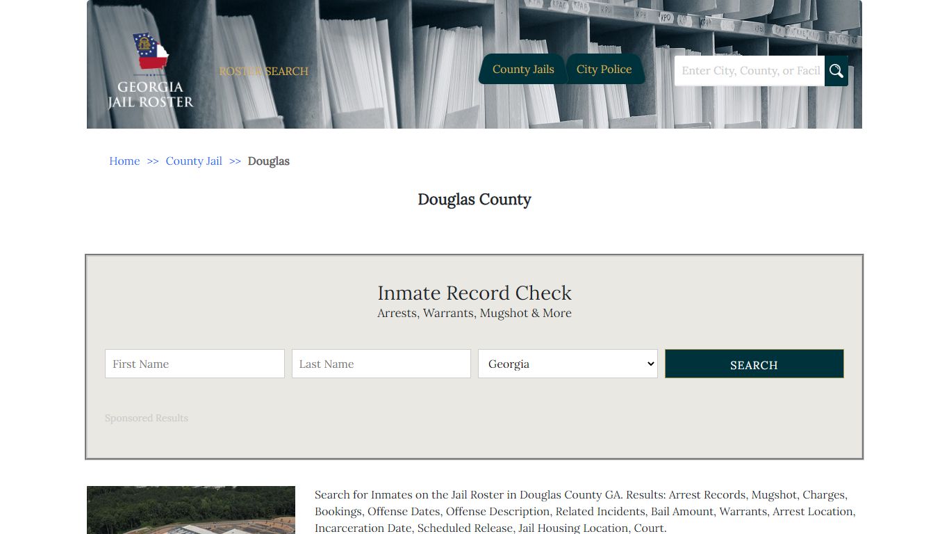 Douglas County - Georgia Jail Inmate Search